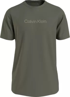 Plavky Pánské kombinézy CREW NECK LOGO TEE KM0KM00960PLI - Calvin Klein XL