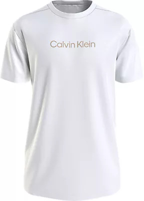 Pánské triko CREW NECK LOGO TEE KM0KM00960YCD - Calvin Klein S