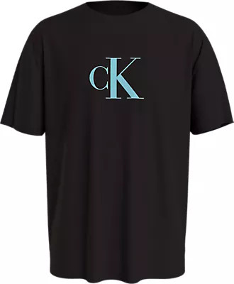Plavky Pánské plavky CREW NECK TEE KM0KM00971BEH - Calvin Klein XL