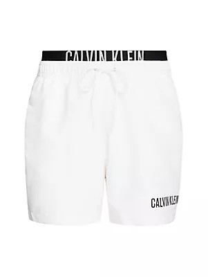 Pánské plavky Tkaný spodní díl MEDIUM DOUBLE WB KM0KM00992YCD - Calvin Klein XL