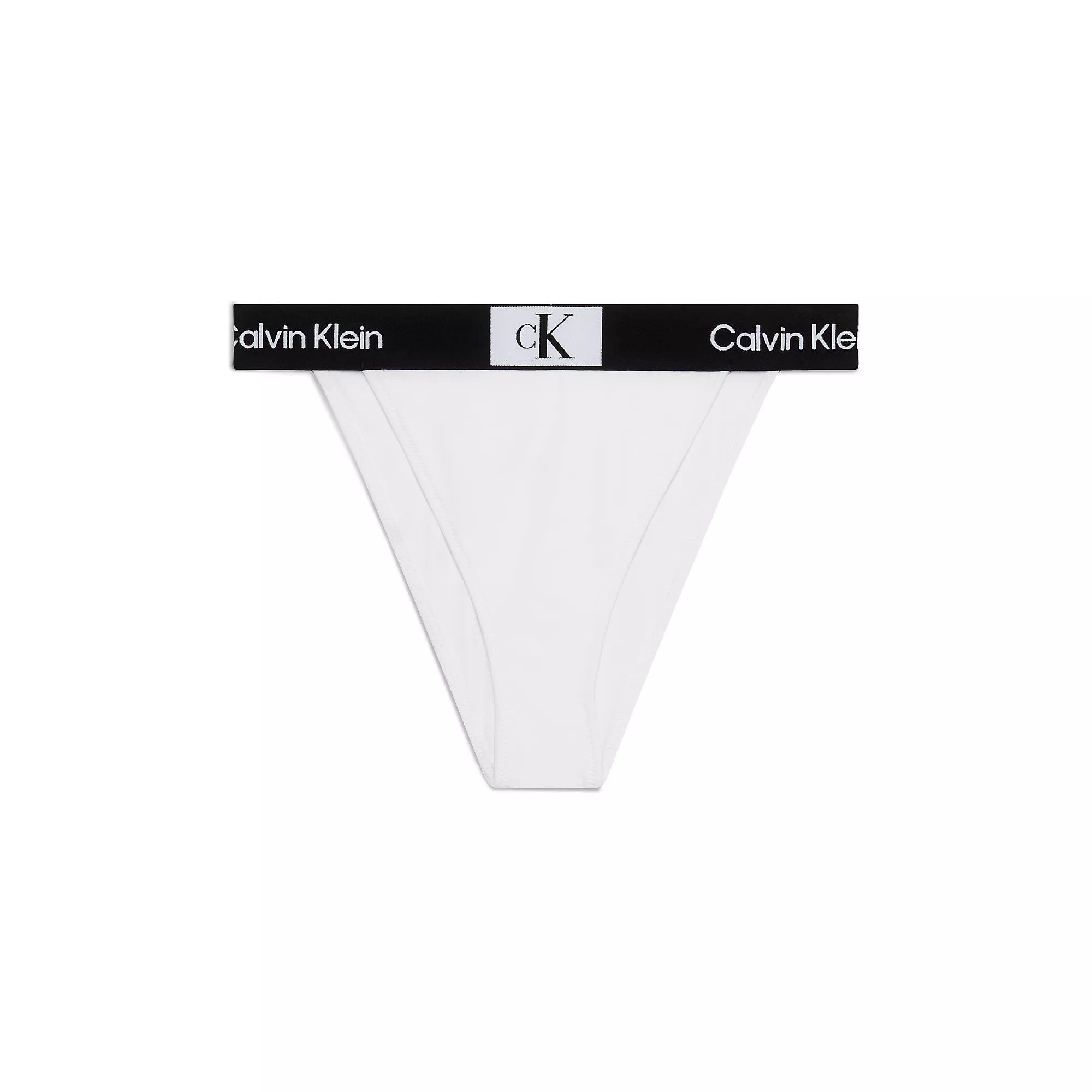 Dámské plavky Spodní díl HIGH RISE CHEEKY BIKINI KW0KW02259YCD - Calvin Klein XS