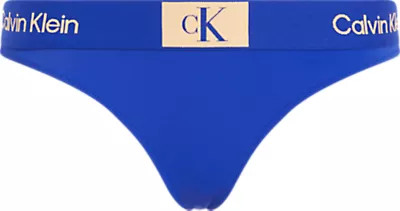 Plavky Dámské bikiny THONG KW0KW02352C7N - Calvin Klein S