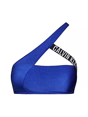 Plavky Dámské topy ONE SHOULDER BRALETTE-RP KW0KW02388C7N - Calvin Klein 2XL