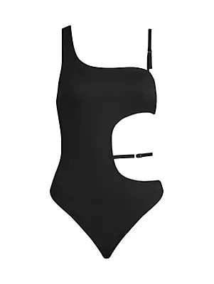 Dámské jednodílné plavky FASHION FIT ONE PIECE KW0KW02409BEH - Calvin Klein XS