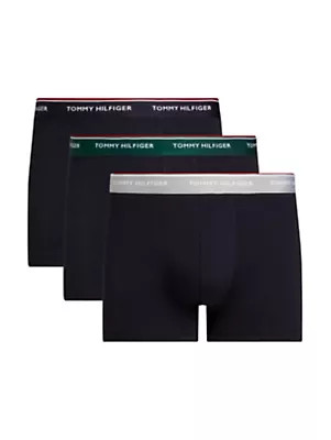 Pánské boxerky 3P WB TRUNK UM0UM016420XW - Tommy Hilfiger XL