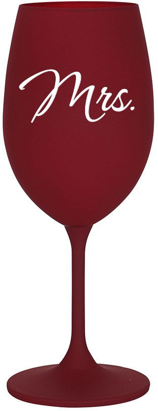 MRS. - bordo sklenice na víno 350 ml