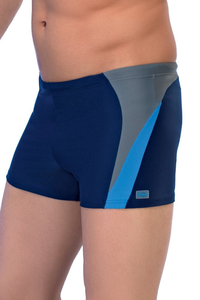 Pánské boxerkové plavky Peter2 modré - Modrá/XL