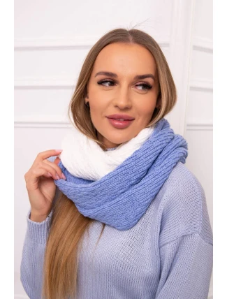 KN14 Dámský dvoubarevný čepec modrá+bílá KN14 Dámský dvoubarevný čepec modrá+bílá