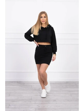 Souprava halenky se sukní černá Souprava halenky se sukní černá