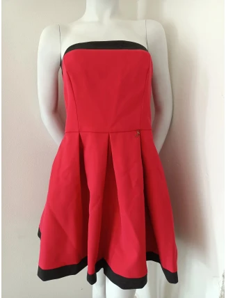 Dámské šaty 3442 červeno-černé - Nuance Dámské šaty 3442 červeno-černé - Nuance