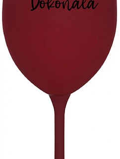 PANI DOKONALÁ - bordovy pohár na víno 350 ml