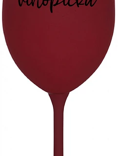 VÍNOPIČKA - bordo sklenice na víno 350 ml
