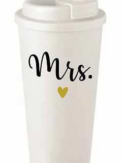MRS. - bílý termohrnek 475 ml