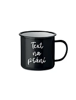 TEXT NA PŘÁNÍ - černý plecháček 300 ml