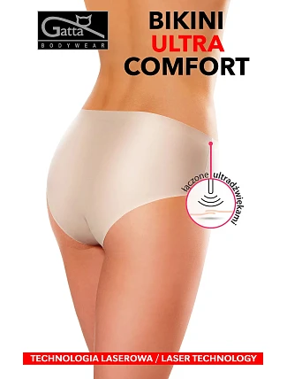 Dámské kalhotky Bikini Ultra Comfort Béžová - Gatta Dámské kalhotky Bikini Ultra Comfort Béžová - Gatta