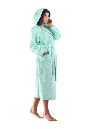 Dámský župan s kapucí 6151 - Vestis Dámský župan s kapucí 6151 - Vestis