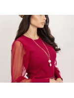 Dámská halenka RV BZ 5192.16 Bordó - Rue Paris