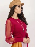 Dámská halenka RV BZ 5192.16 Bordó - Rue Paris