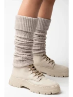 Dámské vlněné návleky 095 Béžová - Steven