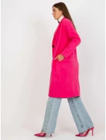 Dámský kabát TW EN BI-7298-1.15 tmavě růžový - Och Bella