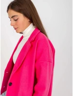 Dámský kabát TW EN BI-7298-1.15 tmavě růžový - Och Bella