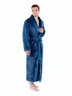 Pánská župan JACK extra se šálovým límcem 2120 6430 Petrolejová - Vestis