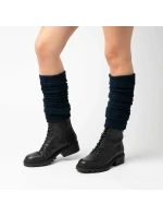 Dámské vlněné návleky art.068 Černá - Steven