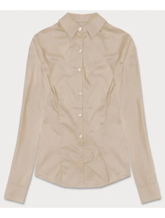 Klasická béžová dámská košile (HH039-34) béžová - Goodlooking