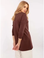 Dámská halenka CLM BZ 0052.37 Hnědá - Calimera Dámská halenka CLM BZ 0052.37 Hnědá - Calimera