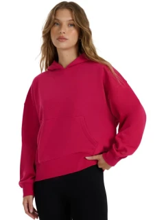 Dámská mikina 4FWAW25TSWSF1887 53S Tmavě růžová - 4F