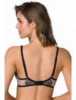 Dámská podprsenka Frances 3804/11/1 Béžová s černou - MAT Dámská podprsenka Frances 3804/11/1 Béžová s černou - MAT