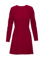 Dámské šaty M872 Bordó - MOE Dámské šaty M872 Bordó - MOE