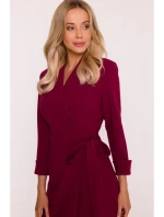 Dámské šaty S415 Bordó - Stylove Dámské šaty S415 Bordó - Stylove