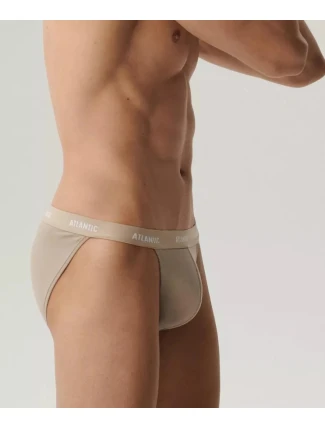 Pánské slipy / tanga 3PACK 3BMP-1582 Béžová - Atantic Pánské slipy / tanga 3PACK 3BMP-1582 Béžová - Atantic