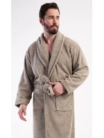 Pánský župan se šálovým límcem Oskar Béžová - Vienetta