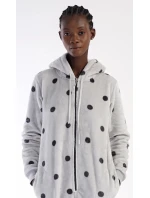 Dámský overal Puntík Šedá vzor - Vienetta