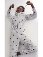 Dámský overal Puntík Šedá vzor - Vienetta