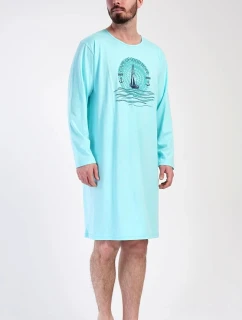 Pánská noční košile s dlouhým rukávem Jachting - Vienetta