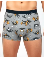 Pánské boxerky Tattoo BAT 280/252 Šedá vzor - Cornette