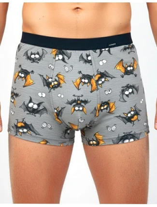 Pánské boxerky Tattoo BAT 280/252 Šedá vzor - Cornette