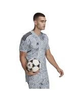 Pánský brankářský dres Condivo 22 HB1622 Šedý s béžovou vzor - Adidas