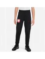 SPORT Juniorské kalhoty Poland Strike DM9600-010 Černá vzor - Nike