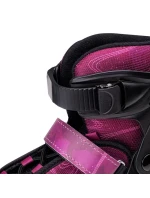 Dětské kolečkové brusle 92800482425 černo-růžové - Martes