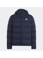 Pánská péřová bunda s kapucí M HG8750 Tmavě modrá - Adidas