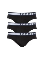 Pánské slipy 3PACK UM0UM01227 Černá s bílou - Tommy Hilfiger
