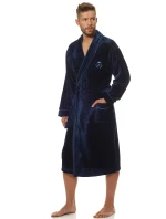 Pánský župan 2111 Luca tm. modrá - L&L