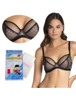 Dámská podprsenka NANCY 01 Černá s béžovou - Gatta Dámská podprsenka NANCY 01 Černá s béžovou - Gatta