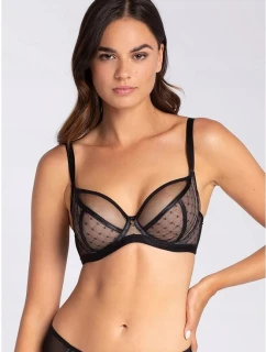 Dámská podprsenka NANCY 01 Černá s béžovou - Gatta