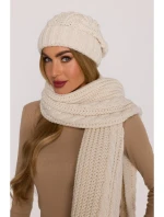 Dámská čepice M897 Ecru - MOE