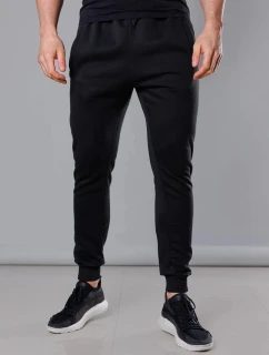 Černé pánské teplákové kalhoty 68XW01- Goodlooking
